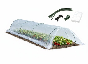 CHOMIK Sklopivi mini plastenik za baštu, folija 1,5 × 4 m. EVA5917