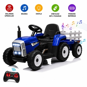 Winnerbike Traktor na akumulator tract xmx611 blue Bck0933