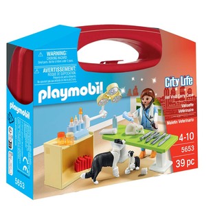 Playmobil City life Odlazak kod veterinara - set u koferu
