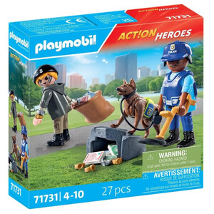 Playmobil Policijska potraga sa psom tragačem