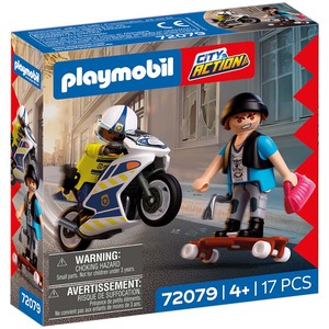 Playmobil City action Potera za pljačkašem skejterom