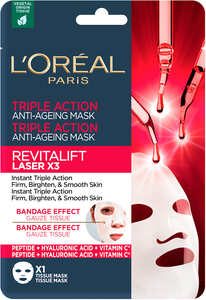 L'Oréal Paris Revitalift LaserX3 Triple Action maska za lice u maramici