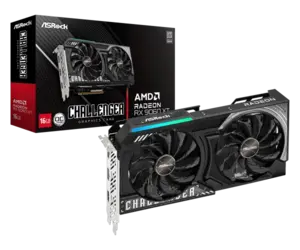 SVGA ASrock RX 9060 XT Challenger 16GB/GDDR6/128bit/crna, RX9060XT CL 16GO