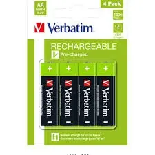 Punjiva baterija Verbatim AA LR6 2500mAh blister 1/4