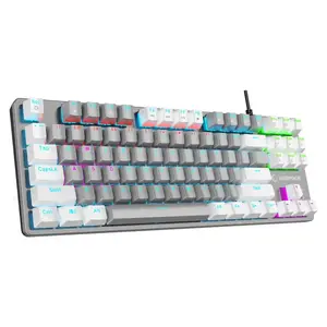 Tastatura žična gaming Rampage Snug K14 TKL mehanička plavi switc 41853