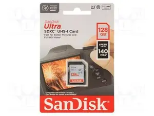 SDXC Ultra SanDisk 128GB Ultra, SDSDUNB-128G-GN6IN