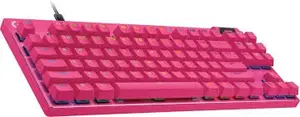 Tastatura žična gaming Logitech PRO X TKL RAPID roze 920-013253