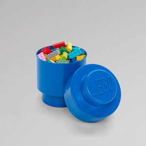 LEGO kutija za odlaganje, okrugla (1): Plava 40301731