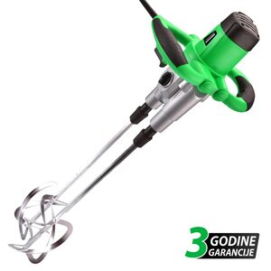 GARDENmaster Električni dupli mešač za lepak, glet masu i farbu DM1600, 1600W