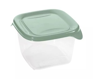 Curver Kutija za hranu fresh&go 0.45l četvrtasta, pastel zelena CU 00558-A87