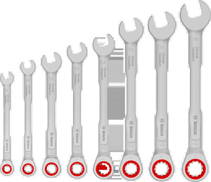 Bosch Set komb. ključeva čegrt. 8-19mm 8k 1600A03AG5