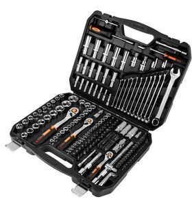 Set nasadnih ključeva – 219 delova, 1/2, 3/8, 1/4, CrV, NEO TOOLS 10-076