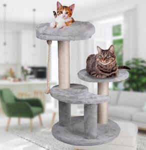 PET COMFORT Stub za grebanje za mačke sivi 40 × 40 × 62 cm