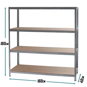SuperHome 160x160x40cm 4x175kg Metalna Montažna Polica