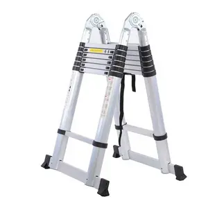 SuperStep Duple Aluminijumske Teleskopske Merdevine 2,5+2,5 XL