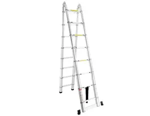 SuperStep Duple FULL Aluminijumske Teleskopske Merdevine 2,5+2,5m