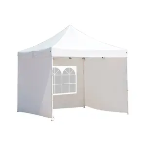 Paviljon Sa Mehanizmom 3x3m Beli Tri Stranice Torba