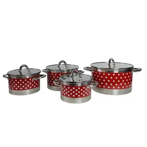 Excellent Line Jumbo Set Lonci 8 delova EL-8TF - Crvena