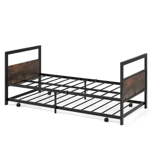 Metalni krevet samac sa pomoćnim krevetom 200x90cm