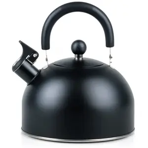 Vilde 199014 - Čajnik sa zviždukom 3L -  korisna zapremina 2.4L, Crni