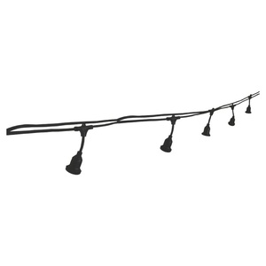 Eurolamp spoljna girlanda sa 20 grla e27, 10+1 m, ip64, crna 147-47091