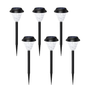 Solarna rgb+toplo bela baštenska lampa - 6 kom. 16834-11834