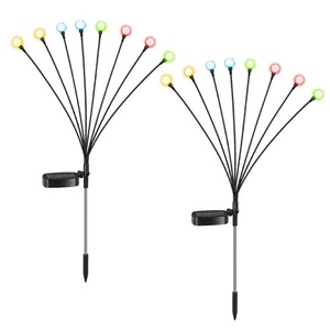 Solarna rgb baštenska lampa - 2 kom. 8 led 13489-11426