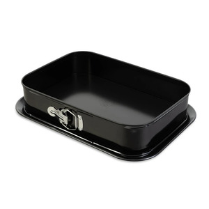 Kaufmax modla za tortu pravougaona opasač 39x27x7,5cm Black Vantage Collection KM-0105