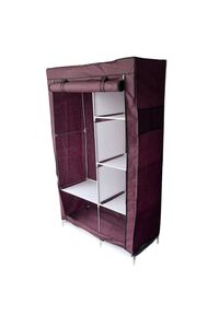 Livora prenosivi garderober 165x175cm, burgundi