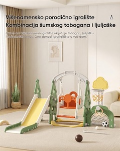 Dečije multifunkcionalno igralište 5 u 1 - zeleno fe-ht-slk03 14667