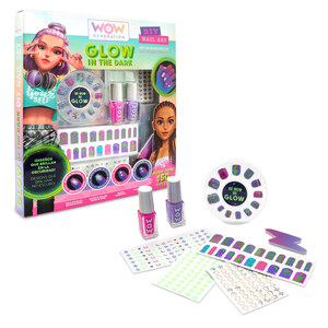 WOW Generation manikir set glow in the dark sa mirišljavim noktima