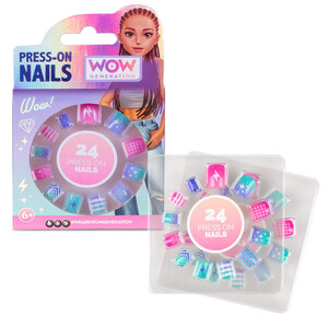 WOW Generation manikir set 24 samolepljivih noktića