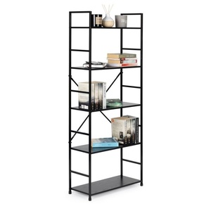 ModernHome LOFT regal sa 5 polica – Black CWJ6024144LGB