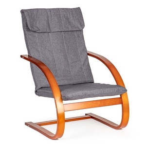 ModernHome Stolica za ljuljanje walnut/charocoal TXWQM-31 W/C