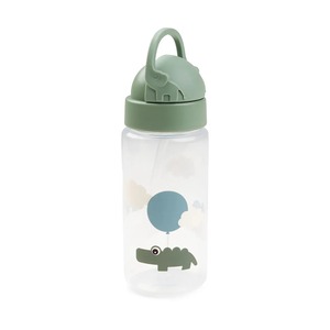 Done by Dear Bočica sa slamkom happy clouds zeleno 350 ml