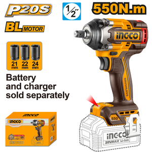 INGCO aku udarni odvijač 1/2″ 550NM SOLO CIWLI20551