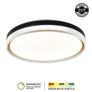Forma LED plafonjera LP-415-70R BK+SG