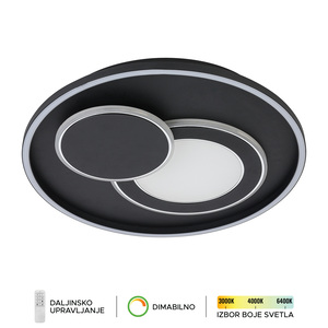 Forma LED plafonska lampa F2106-24C BK