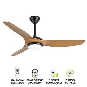 Forma Plafonski ventilator sa svetiljkom FV3101-132 BR