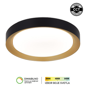 Forma LED plafonjera LP-405-54R BK+SG