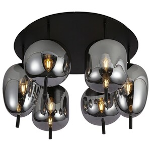 Forma Plafonska lampa F4014-6C BK+SM