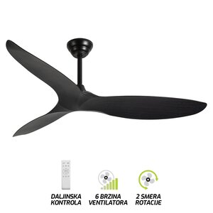 Forma Plafonski ventilator FV3103-142 BKW