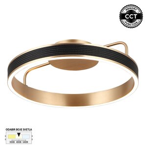 Forma LED plafonska lampa F2088-38C BK+RG CCT