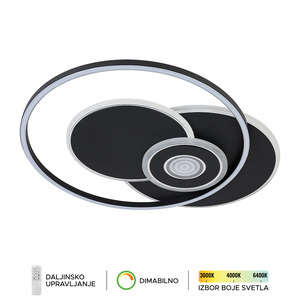 Forma LED plafonska lampa F2103-36C BK