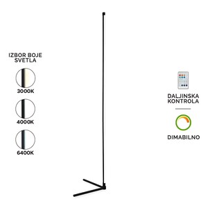 Forma LED podna lampa F2078-12F BK