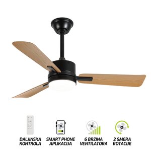 Forma Plafonski ventilator sa svetiljkom FV3102-107 BR
