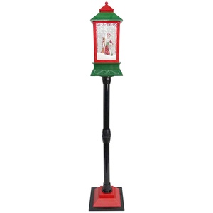 Božićni podni fenjer 148 cm, zeleno-crveni