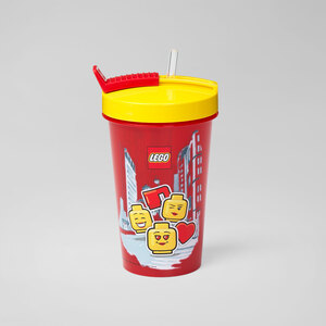 LEGO čaša sa poklopcem i slamkom: Devojčica 40441725