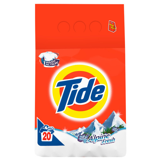 TIDE 2 KG ALPINE FRESH 20 PRANJA praškasti deterdžent