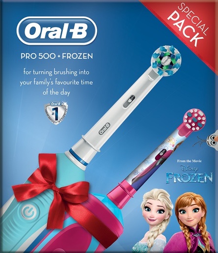 Oral B električna četkica set PRO 500 + Kids Frozen